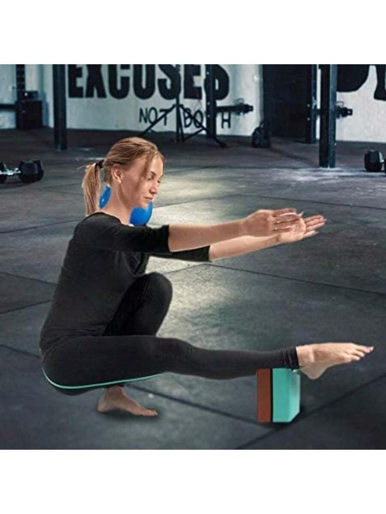 Two Pieces of Home Leisure Yoga Bricks, Pilates Foam Bricks, Multi-functional Reinforcement Mats, Home Fitness Equipment Foam Br