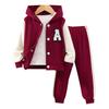 Children Sweatshirt Sets Autumn Girls Long Sleeved Hooded Jacket and Trousers Suit Tracksuit for Girl