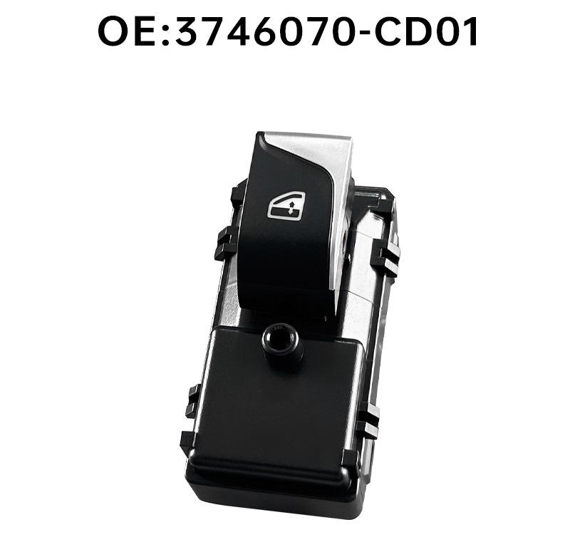 The 3746070-CD01 fits the passenger rear seat window regulator switch of a Changan CS75 Plus.