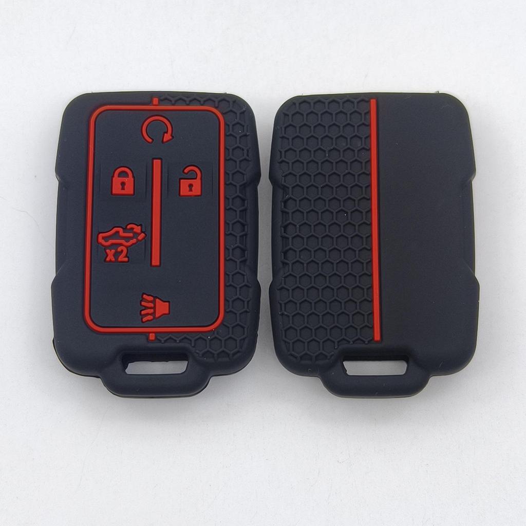Silikonhülle für Chevy/GMC 4+1 Tasten Smart Key