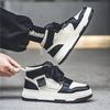 New Men's Classic Fashion High Top Thick Sole Skateboarding Shoes Comfortable Soft Sole Basketball  Sneakers