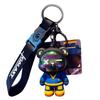 Bear Tide Cool Lightning Keychain Key Chain Cute Resin Animal Pendant Cartoon Car Keychain Resin Keychain Popular Bag Charm Car Accessory Key Holder