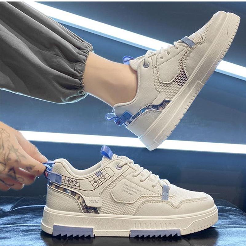 Shoes Men's Summer Casual Students All-match Small White Board Shoes Men's Breathable Mesh Soft Bottom Sports Shoes
