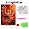5D DIY Pearl Diamond Painting Kit Majestic Phoenix Full Drill Embroidery Mosaic Art Home Wall Decor Gift