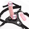 Wearable Double-Headed Strap-On Dildo Panty for Female Dominant and Male Submissive Scenarios