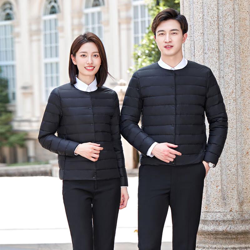 TROMAN Unisex Lightweight Workwear Down Jacket TLMYL2225 L