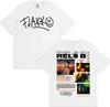 Rapper RELS B Skinny Flakk 2026 Tour Merch T Shirts Unisex Fashion Hip Hop Vintage Tshirt Casual ONeck Short Sleeve 2026 T Shirt