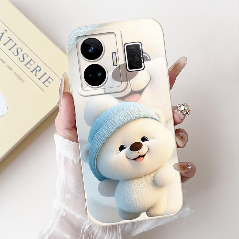 For Realme GT3 Case RMX3709 Cute Funny Cartoon Cover Soft Silicone Case For Realme GT Neo 5 Neo5 240W RealmeGT3 Back Cover Coque