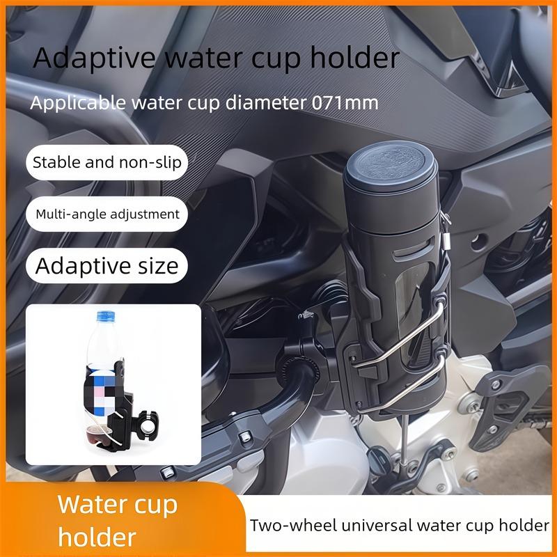 Motorcycle Universal Cup Holder 360° Adjustable Handlebar Bike Motorcycle Water Bottle Cage For Cycling ADV Motorbike