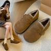 thick-soled all-inclusive thin Ken shoes women's spring and autumn retro one-pedal lazy shoes flat-soled women's shoes