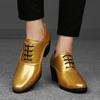 Men High Heels Silver Derby Wedding Dress Dance Business Gold Elevator Shoes Height Increase Tuxedo Prom Blazers Shoes Plus Size