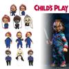 Chucky Bride Doll Toy Figure Keychain Pendant Decoration 5 Ghost Dolls With Bobbleheads 6cm Height