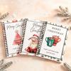 Organizzatore di Cartoline Regalo per le Feste Multi-Pagina Rilegatura a Spirale Quaderno Regalo di Natale Fai da Te Riunione di Famiglia