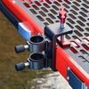 Aluminum Alloys Fishing Rod Stand Fishing Rod Corner Turret Frame Tube Fixing Clip Fishing Platform Stand Enduring