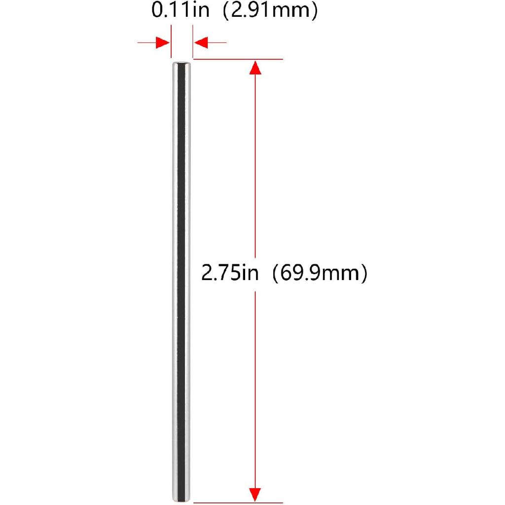 (2-Pack) A16551 Impeller Shaft for Aqua Clear AC110 Power Filter and Powerhead Pump Impeller Shaft Replacement Parts