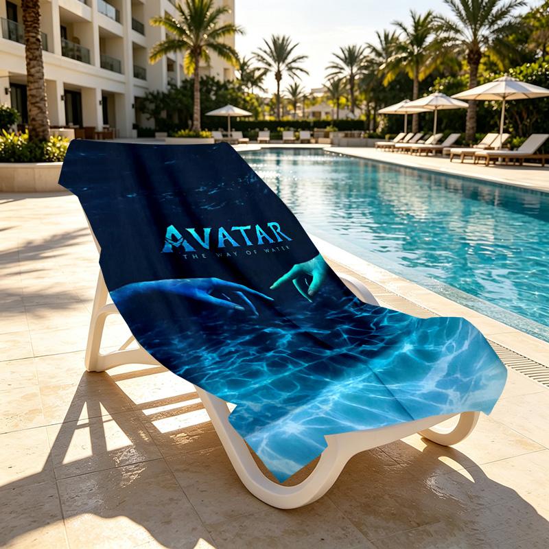 Avatar Print Beach Towel Design, Soft, Lightweight. for Home Bathroom, Spa, Pool, Yoga, Surfing, Camping, Gift for Family, Friend