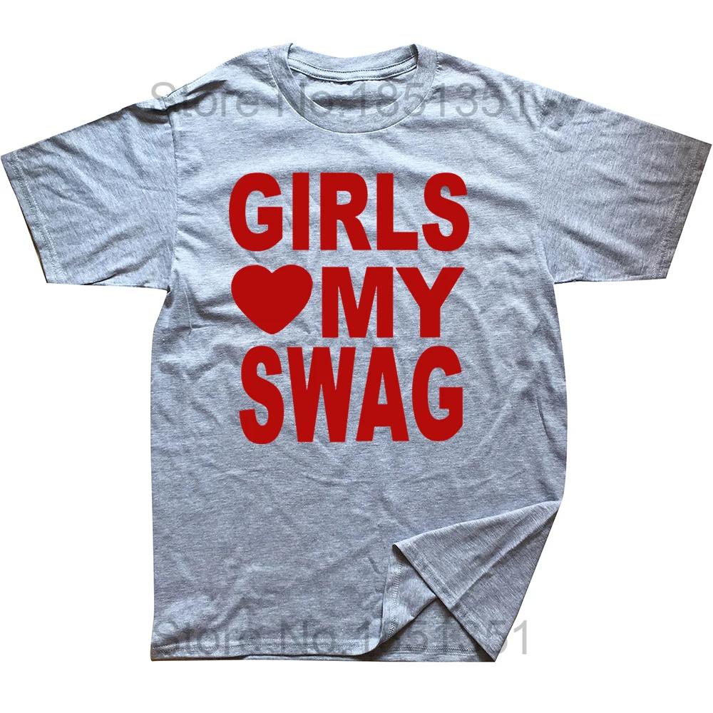 HOLKY MILUJÍ MŮJ SWAG Vtipné Vintage Bavlněné Letní Pánské Novinkové Streetwear Tričko Dámské Ležérní Streetwear EU Velikost Top Tričko