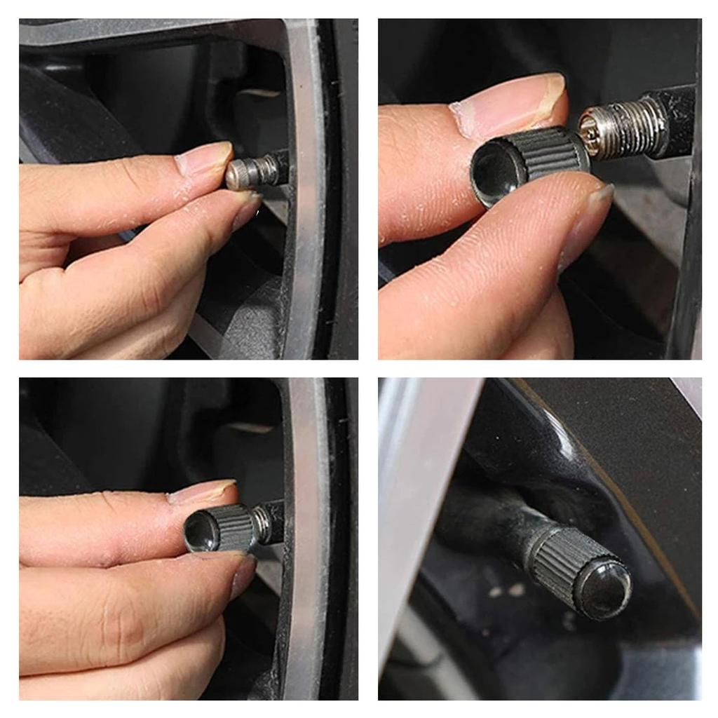 LUYING Tire Valve Caps for Bicycles, Long Lasting, Automobiles, Wheel Rims, Dust Cover, Air