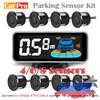 Multiple Radar Parking  Sensor Kit Backlight Parktronic LED Display System Backup Monitor Detector Assistant
