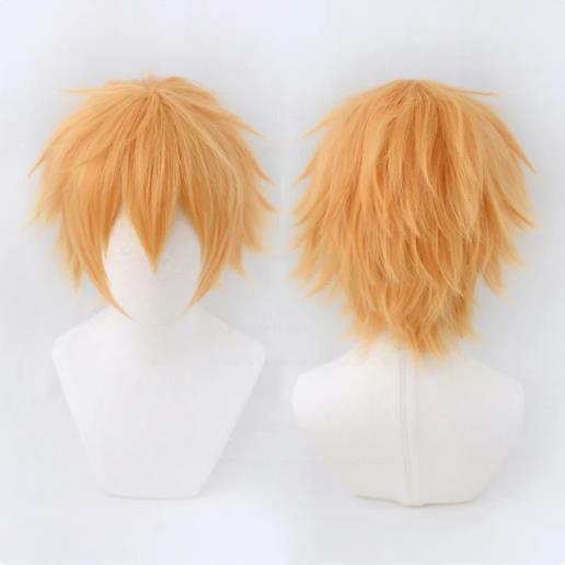 Hoge Kwaliteit Anime Chainsaw Man Cosplay Pruiken Reze Angel Devil Quanxi Makima Power Hayakawa Aki Denji Hittebestendig Haar Pruik 1pc brown