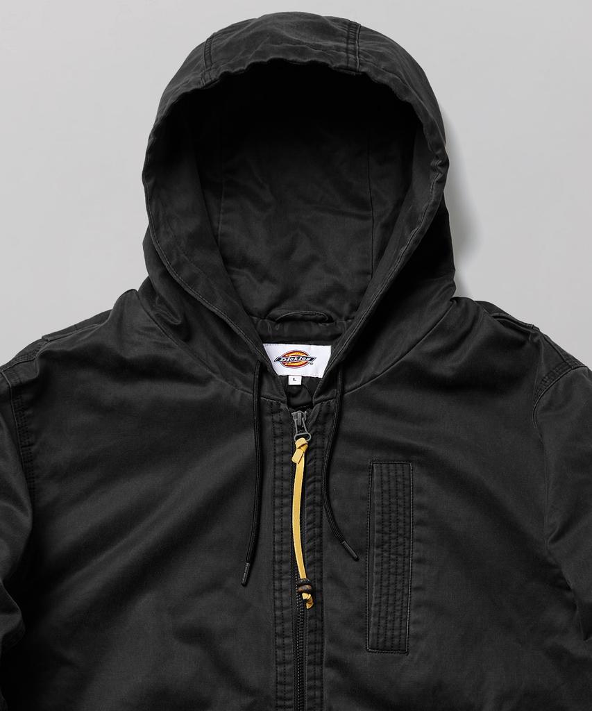 Dickies Canvas Padded Zip-Up Hoodie Black