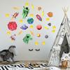 31 Delen DIY Ruimte Ruimteschip Thema Gloeiende Huis Muursticker Lichtgevende Kinderkamer Decoratie