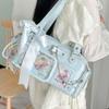 Large Capacity Anime Ita Bag, Minimalist College Style Shoulder Handheld Tote Bag