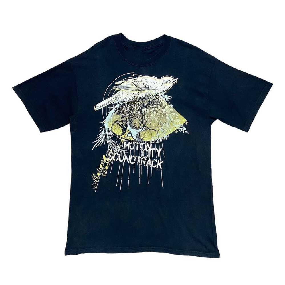 Rare Motion City Soundtrack Short Sleeve Black All Size Shirt AM675 Unisex T-Shirt L