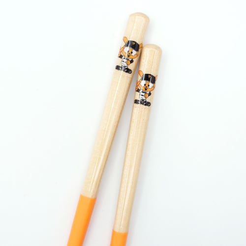Hyozaemon Kattobashi Farbe Yomiuri Giants Essstäbchen, Hergestellt in Japan, 22,5 cm