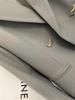 2025 Women's High-End British Style Gray Suit Jacket - French Textured, Fashionable, Small Suit for Spring & Autumn