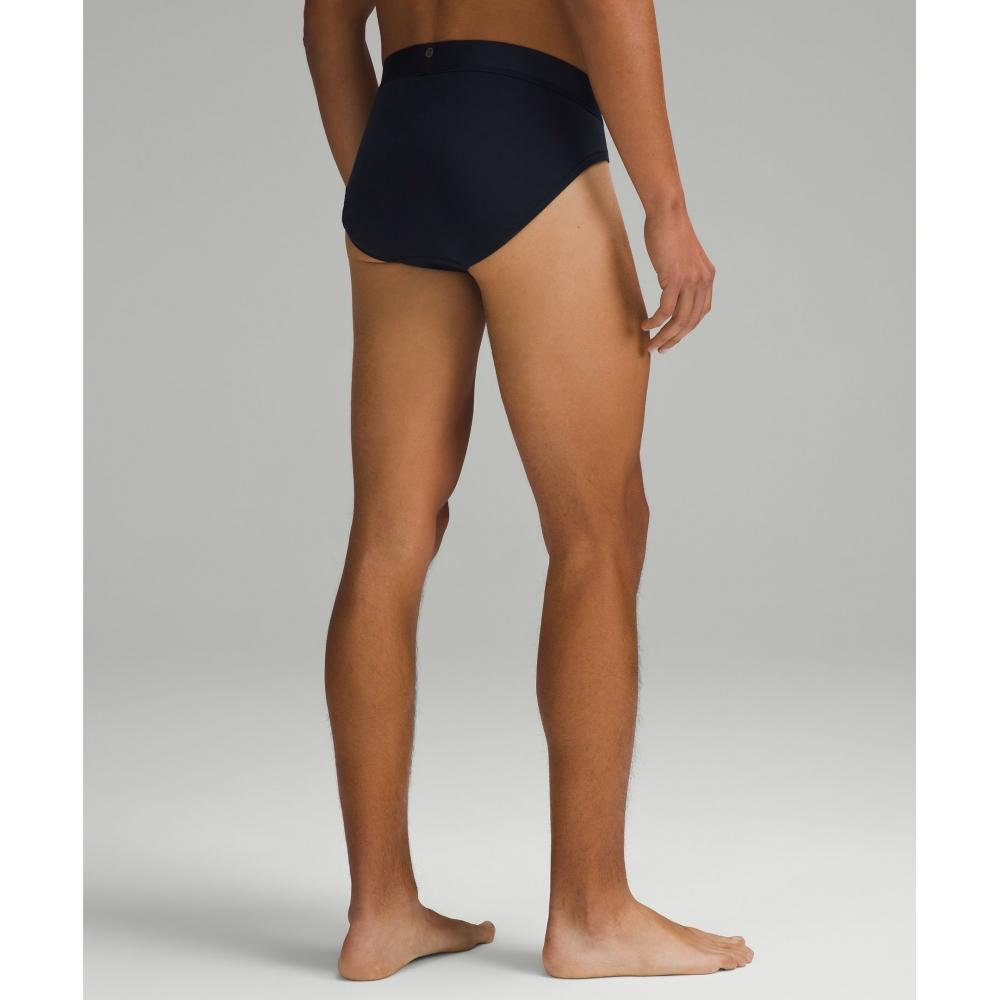 Lululemon Always In Motion Brief With Fly  3 Pack Black Heathered Core Medium Grey True Navy