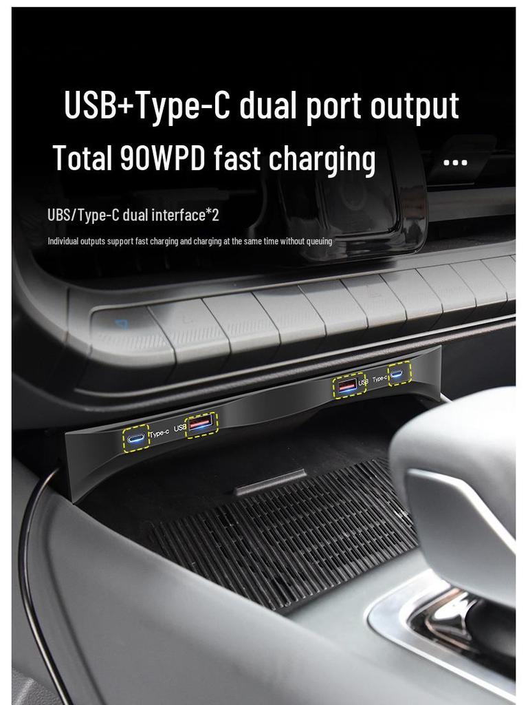 Peking BJ40 Dokovací stanice pro nabíjení USB centrálního ovládání s funkcí chytrého rychlého nabíjení