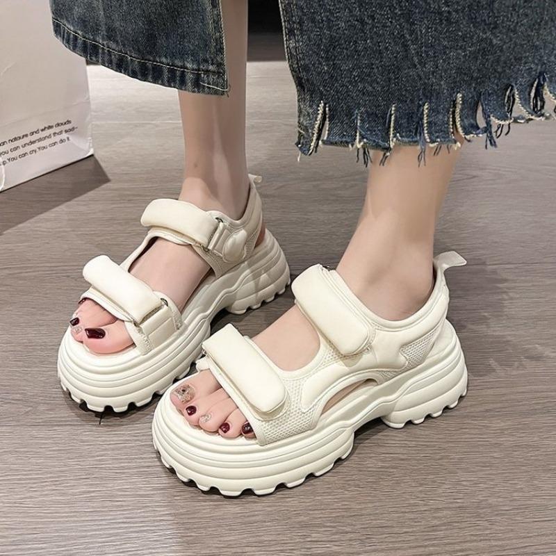 Fashion 2025 New Shoes for Women Basic Women's Sandals Summer Sports Sandals Women Solid Platform Shoes Ladies Sandalias De Mujer