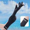 Long Sunscreen Gloves Fashion Thin Elastic Anti-UV Mittens Slip Resistant Ice Silk Cycling Driving Gloves Women Girls