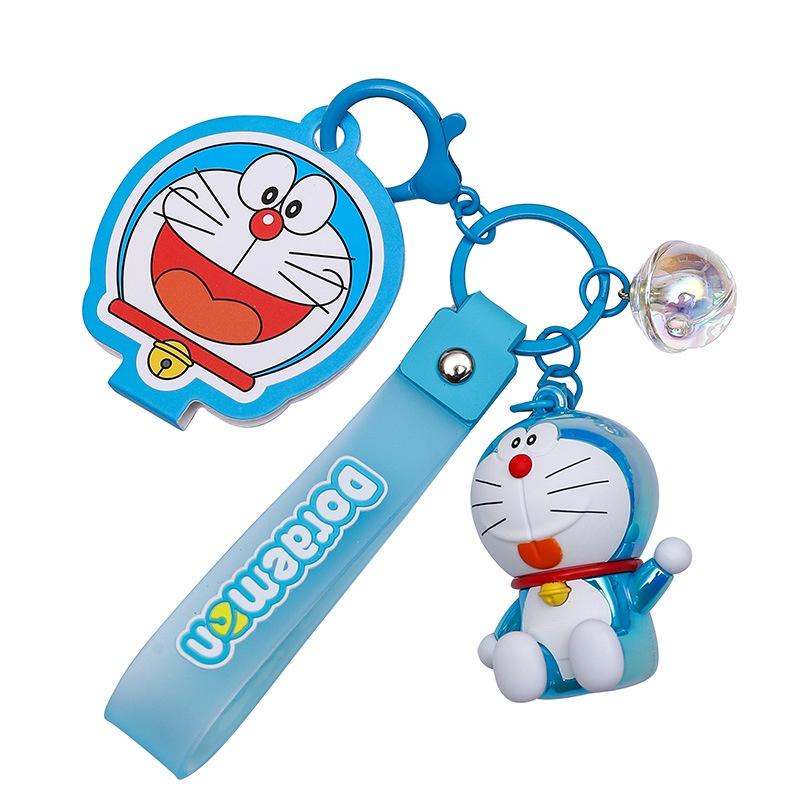 

Keychain Doraemon Car Acrylic Backpack Pendant Couple Cartoon Present Decoration Style D