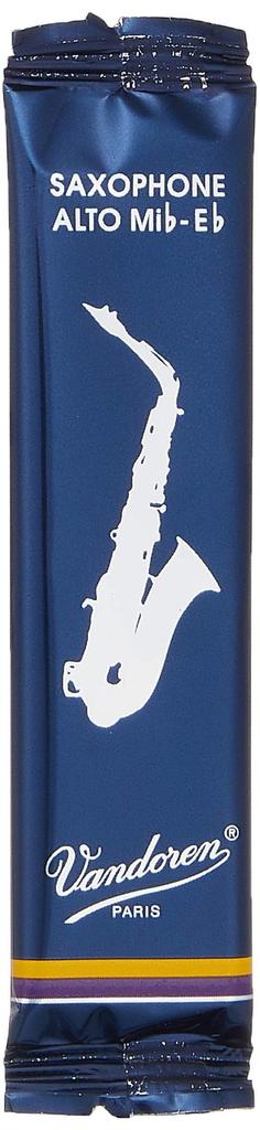 Vandoren Alto Saxophone Reeds, Traditional, Hardness 3 (Pack of 10)