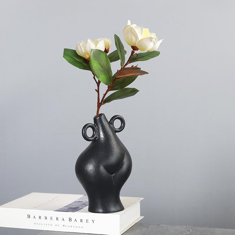 Nordic Creative Flower Arrangement Vase Ornament Home Living Room Tv Cabinet Bedroom Soft Decoration