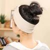 Daily Headband Designer Headband Angel Scrunchie Ribbon Ribbed Turban Ivory