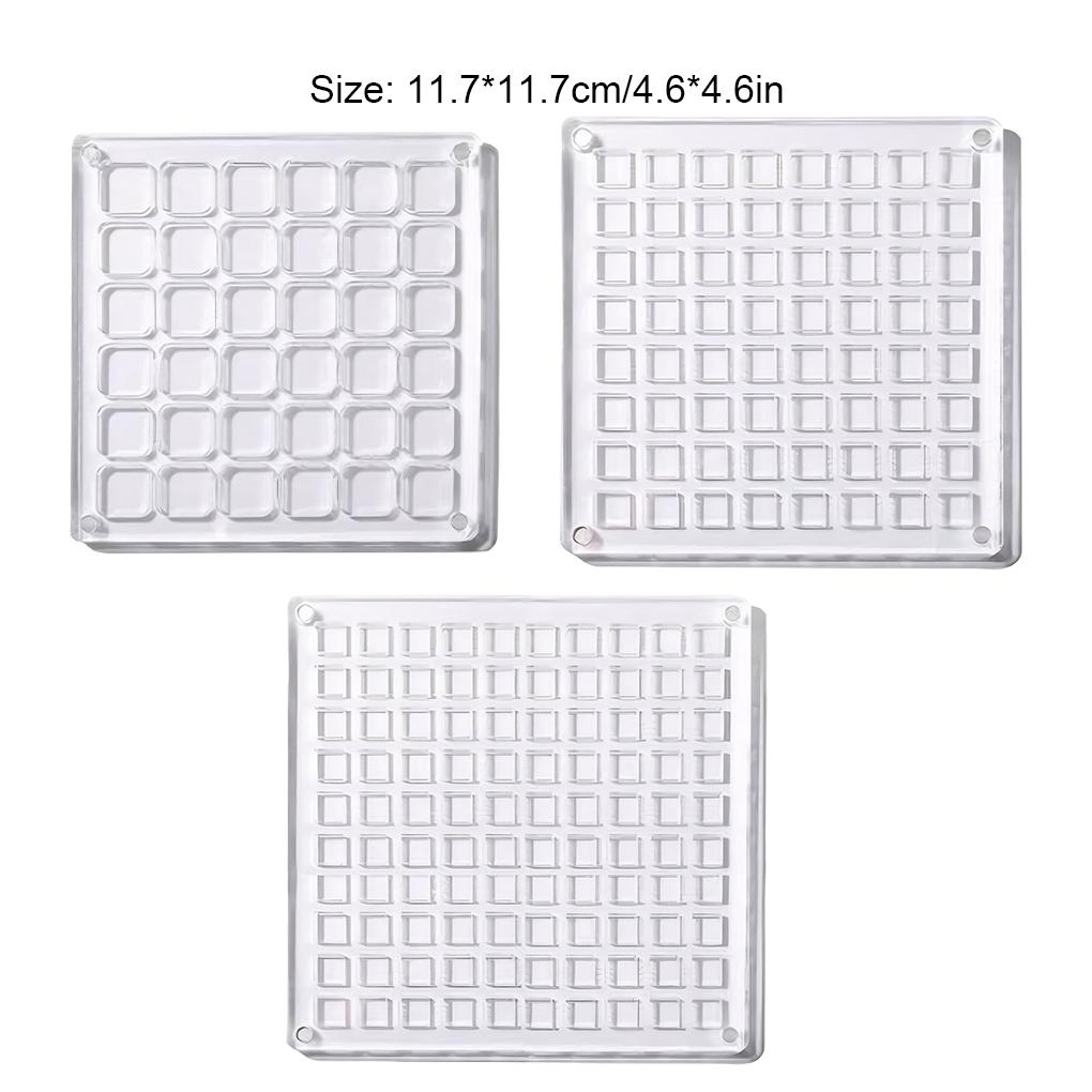 White Shell Display Box Style 1 Transparent 36 Grid Acrylic Box Jewelry Storage Bead Organizer Shell