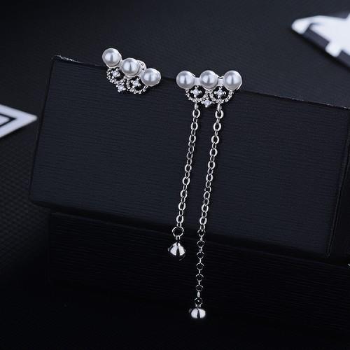 925 Sterling Silver Earrings for Women Original Charm Double Hoop Earrings Pave CZ Fine Engagement Anniversary Jewelry E557