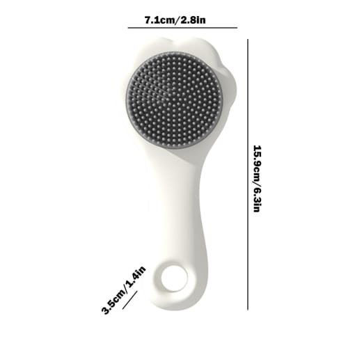 Lyanny Baby Cradle Cap Brush, Baby Hair Brush, Baby Bath Brush, Baby Cradle Cap Brush, Multifunctional Baby Scalp Scrubber Massage Brush, Foot-Shaped