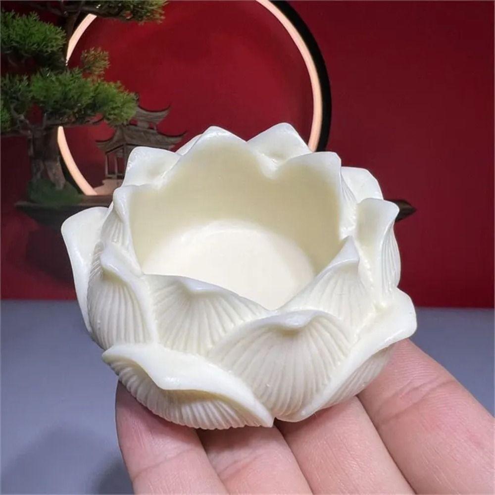 Chinese Style Lotus Tathagata Buddha Statue Cute Coconut Figurine Buddha Ornaments  Home Desktop