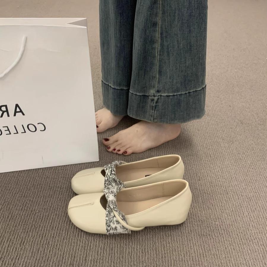 Sheepskin Version~ Simple Square Head with Thin Strap Open-toed Thick-heeled Sandals for Women's New Summer Soft-soled Comfortable Outer Wear Cool