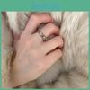 Fashionable Sweet Cool Adjustable Finger Ring For Women In Stunning Rainbow Colors