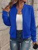 Felpe Giacca da Donna Manica Lunga con Zip Giacca Leggera con Zip Intera Casual Ampia Capispalla Cappotto