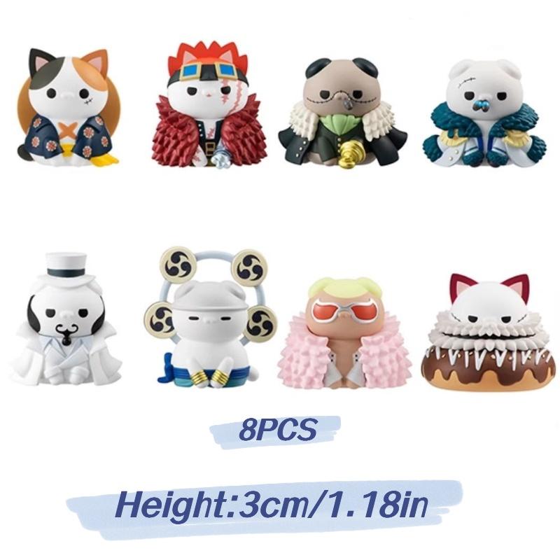Cat Pirate King Anime Figures Made Of Pvc Perfect For Display And Play 8 Styles Available