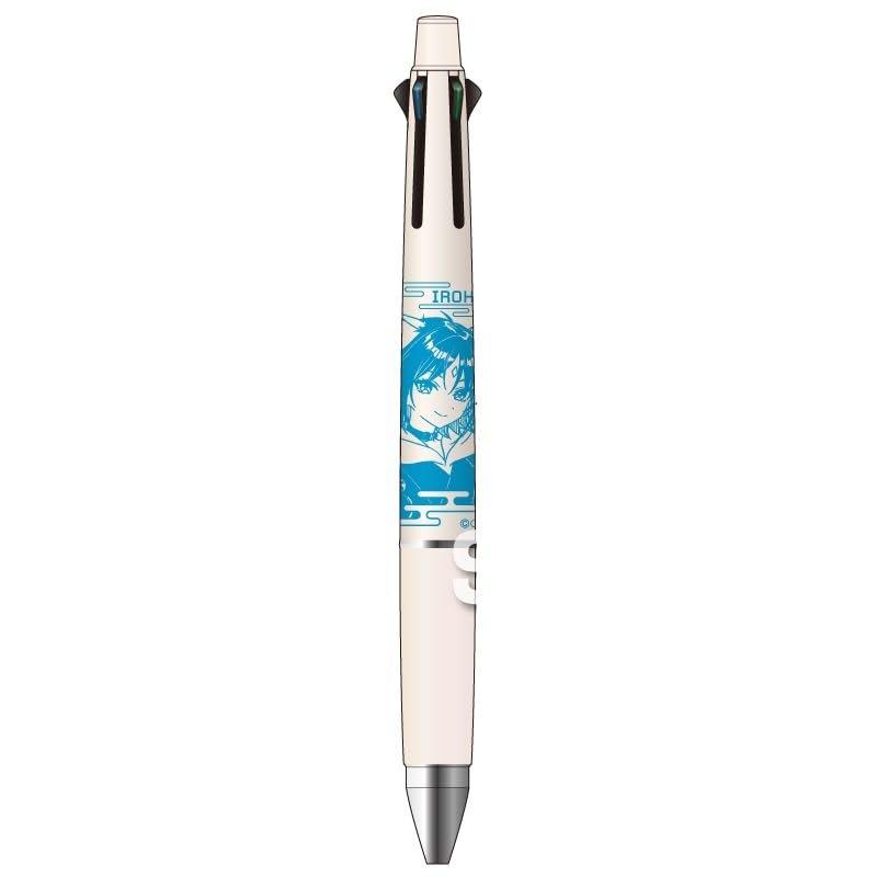 Hisago Cho Kaguya-hime Jetstream 4&1 Multi Pen Iroha Sawayori 4-Color Ballpoint Pen 0.5mm and Mechanical Pencil 0.5mm Made in Japan