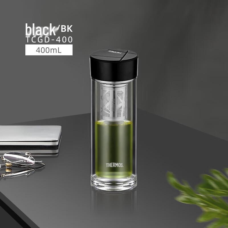 Thermos TCGD-400 Double Wall Glass Bottle