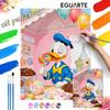 Digital Oil Painting Art Kit Candy Shop Duck Handmade Coloring Painting Home Decor