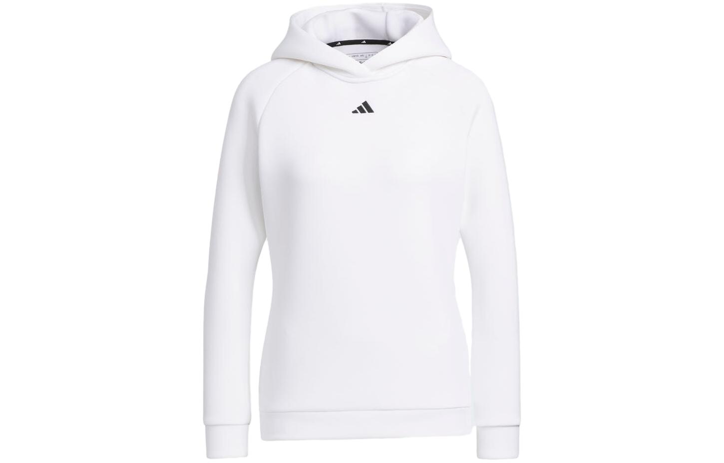 Adidas Sweatshirts Women s White Hooded Moderate Regular HY0905 S